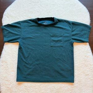 MUJI Men’s Dark Green Casual T-Shirt